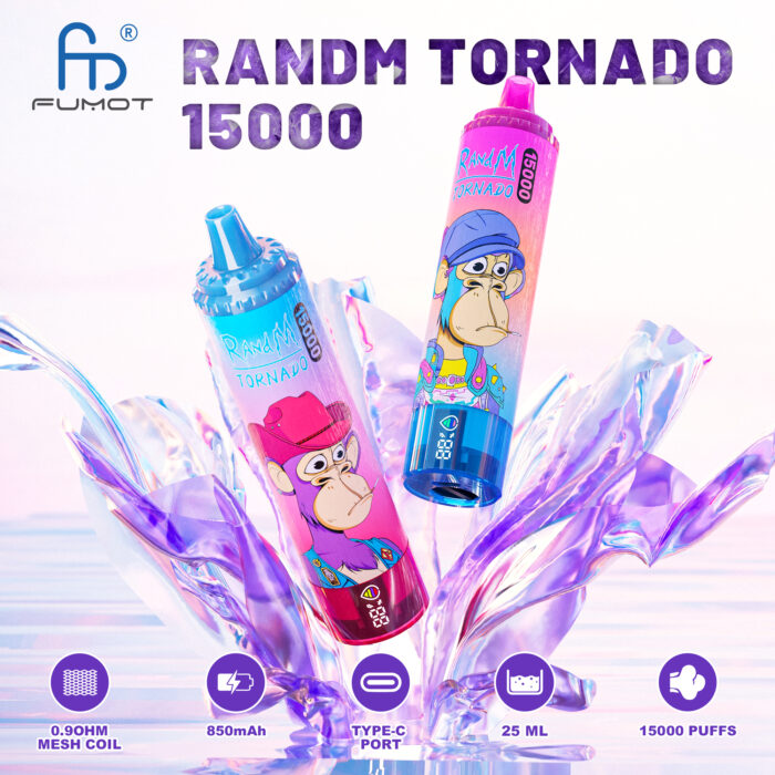 RandM Tornado 15000-kasumivape RandM Tornado 15000-kasumivape