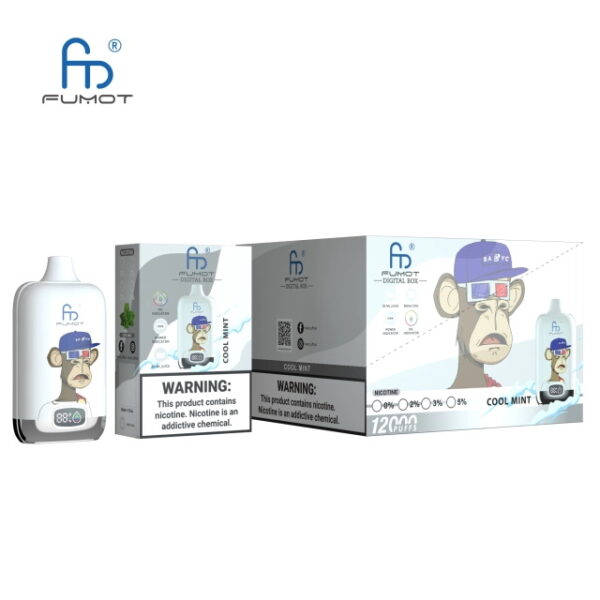 RandM Fumot Digital Box 12000 PUFF— EU Warehouse, Premium Vaping Without Limits - Image 3