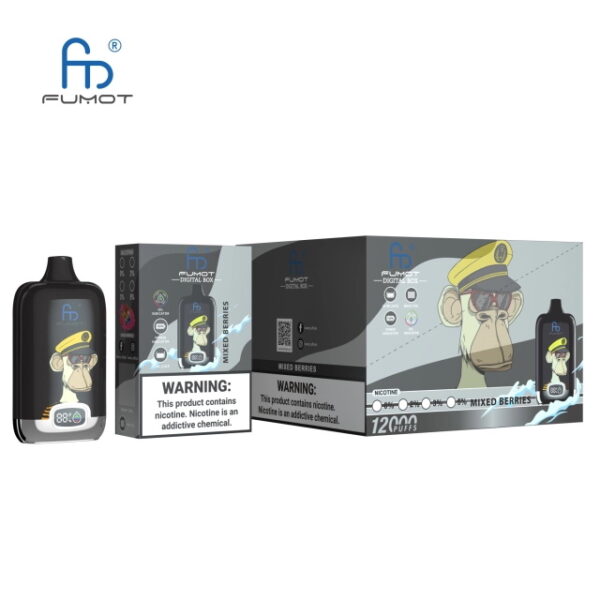 RandM Fumot Digital Box 12000 PUFF— EU Warehouse, Premium Vaping Without Limits - Image 7