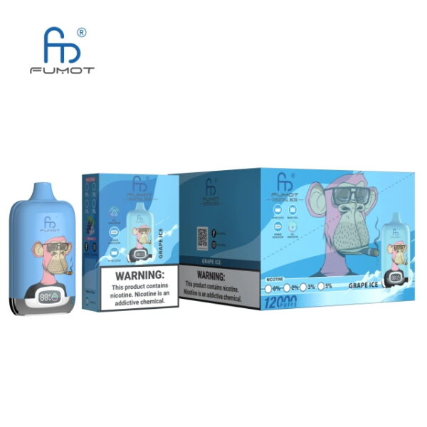 RandM Fumot Digital Box 12000 PUFF— EU Warehouse, Premium Vaping Without Limits - Image 8