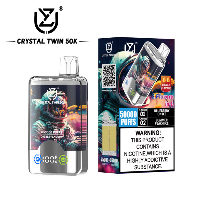 UZY CRYSTAL TWIN 50000 PUFF Kasumivape UZY CRYSTAL TWIN 50000 PUFF Kasumivape