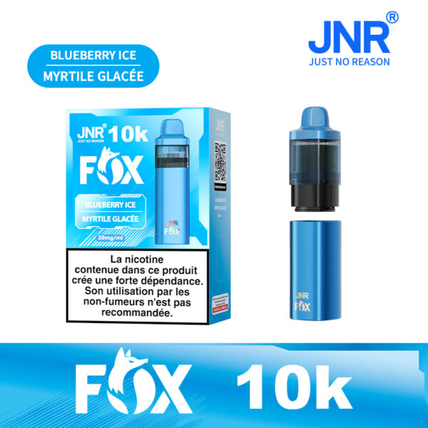 JNR FOX 10000 PUFF – 10000 Puffs, Dual Mesh Coil, Ultimate Vaping Pleasure - Image 2