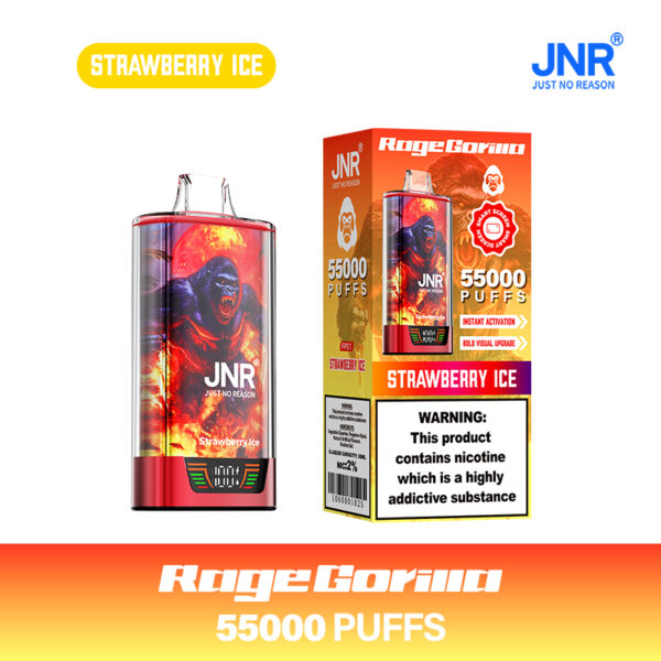 JNR RageGorilla 55000 PUFF – 55K Puffs, 40ml E-Liquid Powerhouse - Image 2