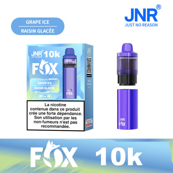 JNR FOX 10000 PUFF – 10000 Puffs, Dual Mesh Coil, Ultimate Vaping Pleasure - Image 11
