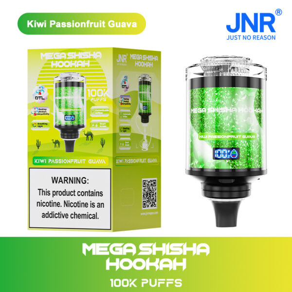 JNR MEGA SHISHA HOOKAH 100000 PUFF– High-Capacity, Immersive Vaping Experience - Image 13