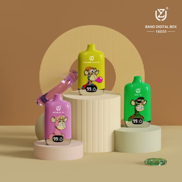 UZY Bang Digital 15000 PUFF–EU Warehouse, Redefining Long-Lasting Vaping - Image 2