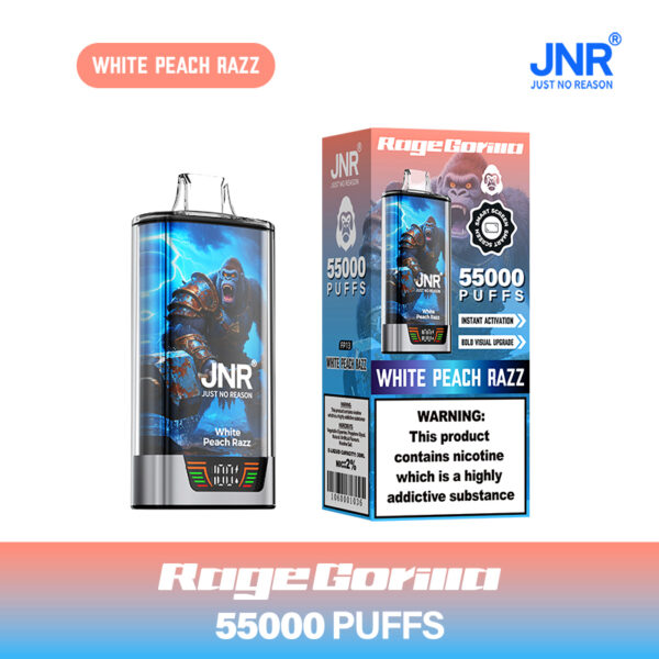 JNR RageGorilla 55000 PUFF – 55K Puffs, 40ml E-Liquid Powerhouse - Image 14
