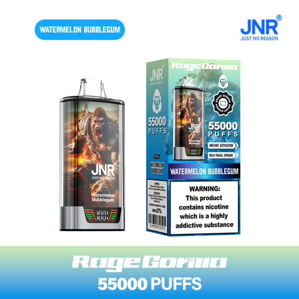 JNR RageGorilla 55000 PUFF – 55K Puffs, 40ml E-Liquid Powerhouse - Image 17