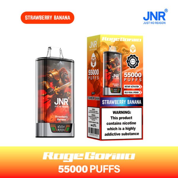 JNR RageGorilla 55000 PUFF – 55K Puffs, 40ml E-Liquid Powerhouse - Image 18