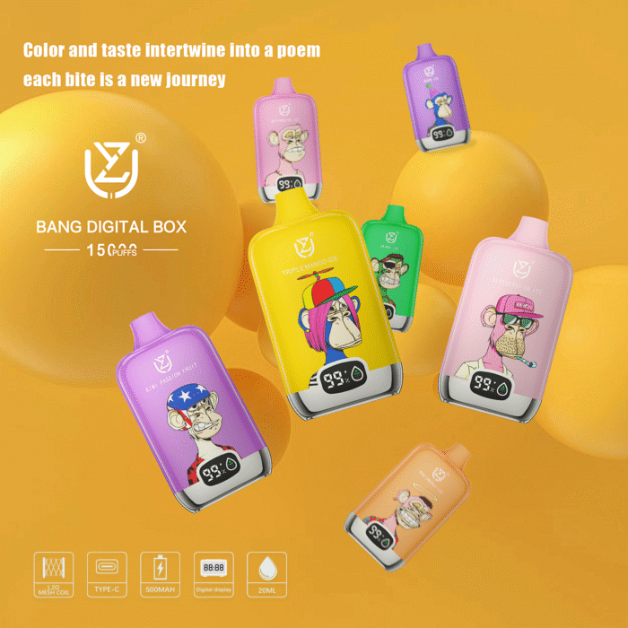 UZY Bang DIgital 15000 Kasumivape UZY Bang DIgital 15000 Kasumivape