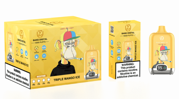 UZY Bang Digital 15000 PUFF–EU Warehouse, Redefining Long-Lasting Vaping - Image 11