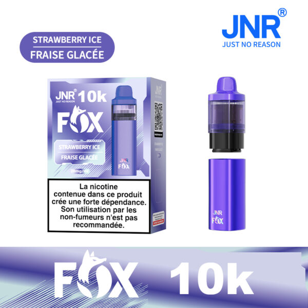 JNR FOX 10000 PUFF – 10000 Puffs, Dual Mesh Coil, Ultimate Vaping Pleasure - Image 3