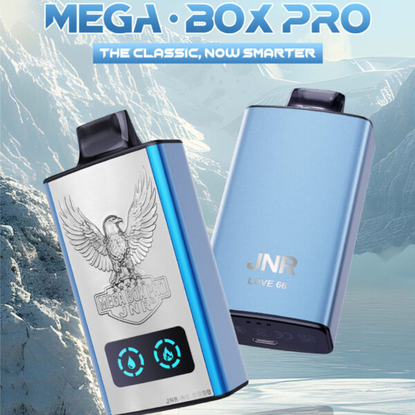 JNR Mega Box Pro 50000 PUFF – Ultimate 50K Puffs, Dual Mesh, 54ml E-Liquid Vape