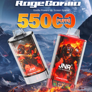 JNR RageGorilla 55000 PUFF – 55K Puffs, 40ml E-Liquid Powerhouse