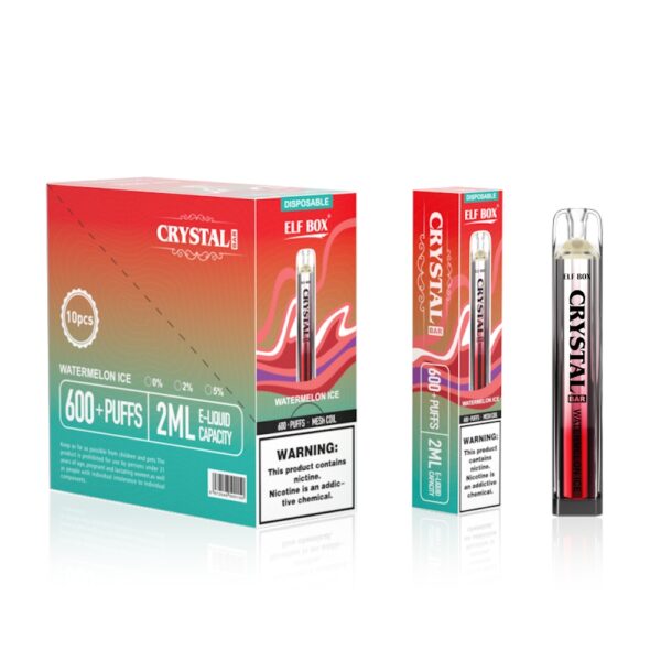 ELF BOX CRYSTAL 600 PUFF – Compact Power, 600 Puffs, Premium Flavors - Image 2