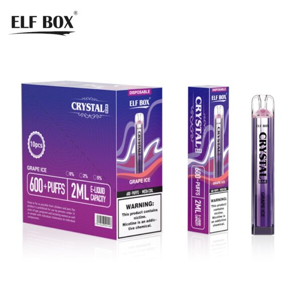 ELF BOX CRYSTAL 600 PUFF – Compact Power, 600 Puffs, Premium Flavors - Image 7