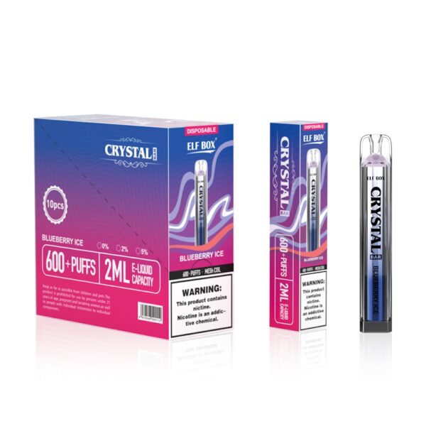 ELF BOX CRYSTAL 600 PUFF – Compact Power, 600 Puffs, Premium Flavors - Image 4