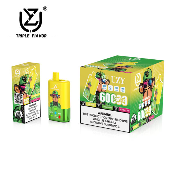 UZY Triple Flavor 60000 PUFF – EU Warehouse, Ultimate Vaping Power & Triple Taste Experience - Image 6