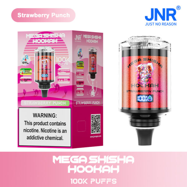 JNR MEGA SHISHA HOOKAH 100000 PUFF– High-Capacity, Immersive Vaping Experience - Image 6