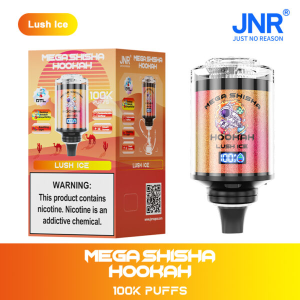 JNR MEGA SHISHA HOOKAH 100000 PUFF– High-Capacity, Immersive Vaping Experience - Image 7