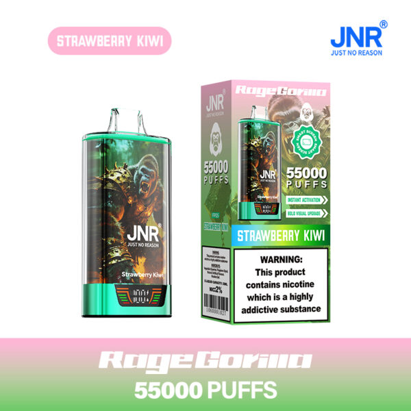 JNR RageGorilla 55000 PUFF – 55K Puffs, 40ml E-Liquid Powerhouse - Image 6