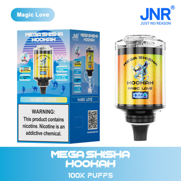 JNR MEGA SHISHA HOOKAH 100000 PUFF– High-Capacity, Immersive Vaping Experience - Image 9