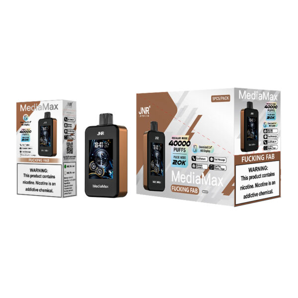 JNR Media Max 40000 PUFF– Intelligent Design, Unmatched Performance - Image 9