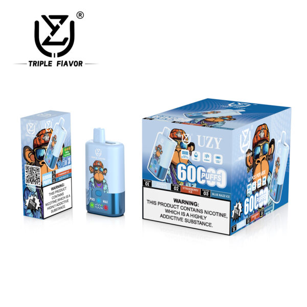 UZY Triple Flavor 60000 PUFF – EU Warehouse, Ultimate Vaping Power & Triple Taste Experience - Image 10