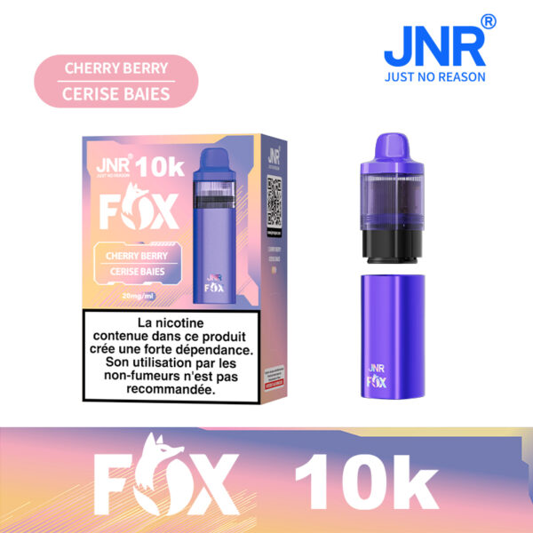 JNR FOX 10000 PUFF – 10000 Puffs, Dual Mesh Coil, Ultimate Vaping Pleasure - Image 9
