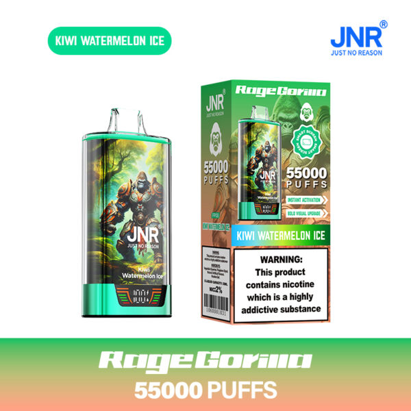 JNR RageGorilla 55000 PUFF – 55K Puffs, 40ml E-Liquid Powerhouse - Image 9
