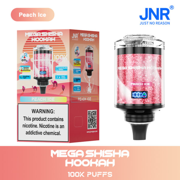 JNR MEGA SHISHA HOOKAH 100000 PUFF– High-Capacity, Immersive Vaping Experience - Image 10