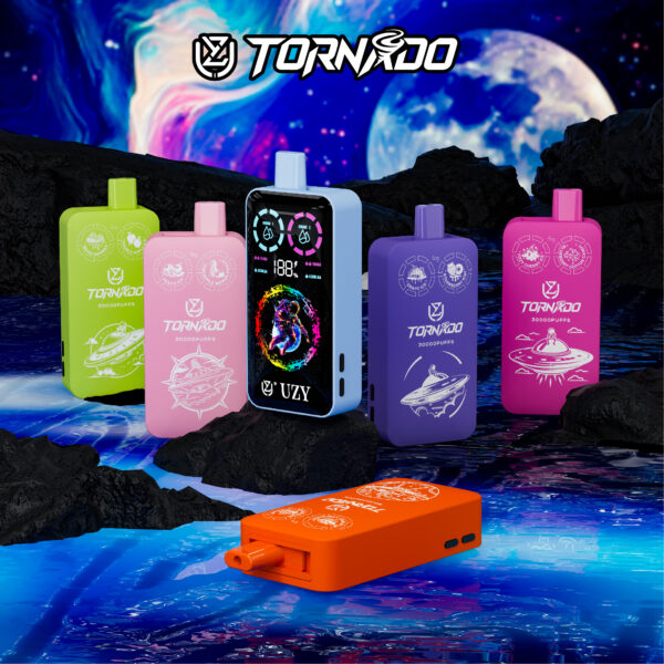 UZY TORNADO 30000 PUFF– Dual-Flavor Vaping Revolution - Image 8