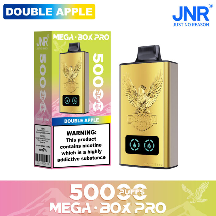 DOUBLE APPLE-JNR Mega box Pro 50000 PUFF-Kasumivape