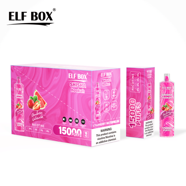 ELF BOX LS 15000 PUFF– 15,000 Puffs, 26ml E-liquid, Mesh Coil, Rechargeable Vape - Image 8