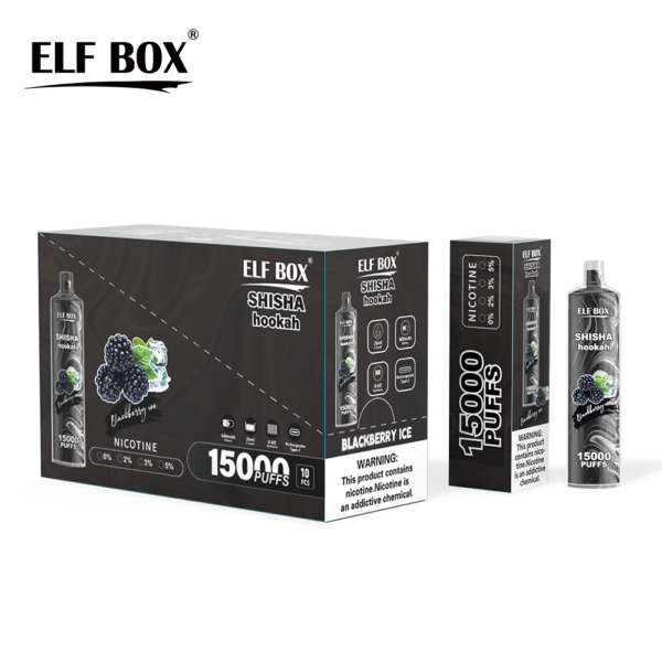 ELF BOX LS 15000 PUFF– 15,000 Puffs, 26ml E-liquid, Mesh Coil, Rechargeable Vape - Image 9