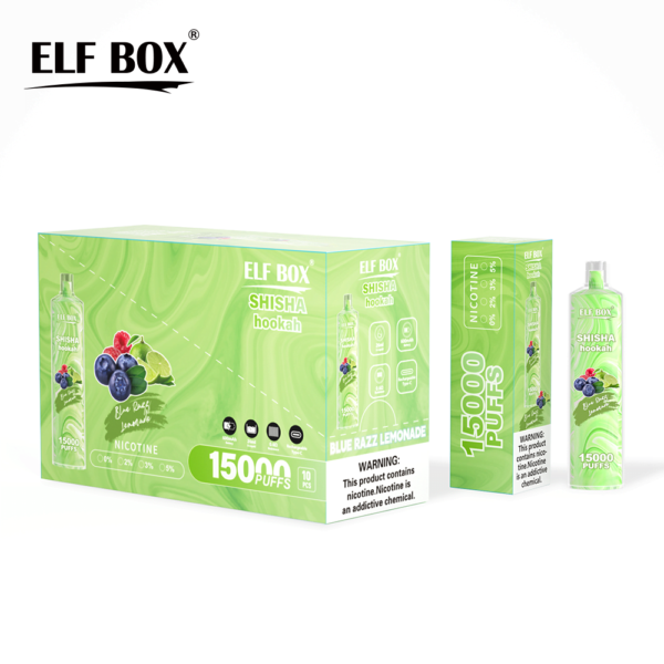 ELF BOX LS 15000 PUFF– 15,000 Puffs, 26ml E-liquid, Mesh Coil, Rechargeable Vape - Image 11