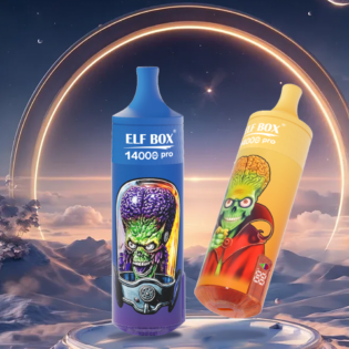 ELF BOX RGB 14000 PRO PUFF– 14,000 Puffs, Mesh Coil 1.0Ω, LED Display, Rechargeable Type-C