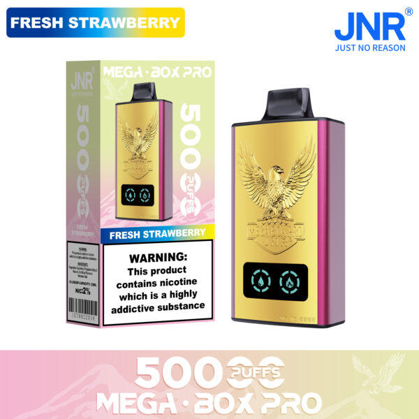 JNR Mega Box Pro 50000 PUFF – Ultimate 50K Puffs, Dual Mesh, 54ml E-Liquid Vape - Image 8