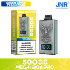 GREEN APPLE PEACH PEAR-JNR Mega box Pro 50000 PUFF-Kasumivape