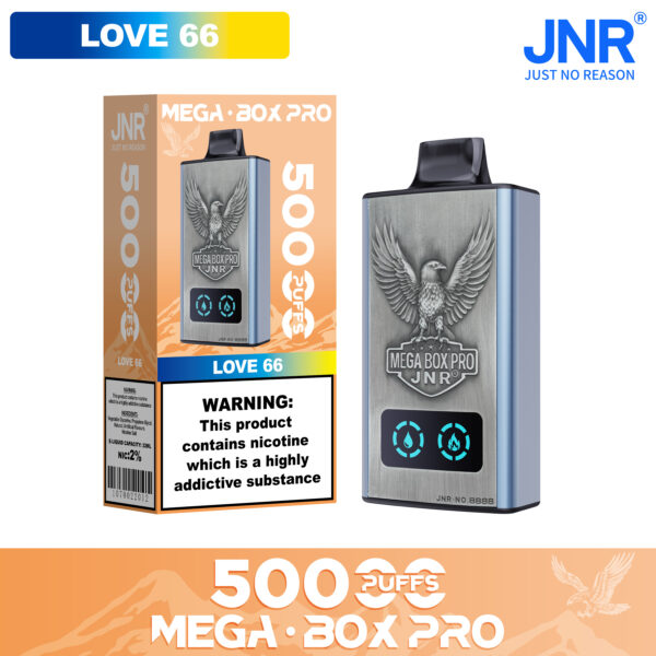 JNR Mega Box Pro 50000 PUFF – Ultimate 50K Puffs, Dual Mesh, 54ml E-Liquid Vape - Image 12