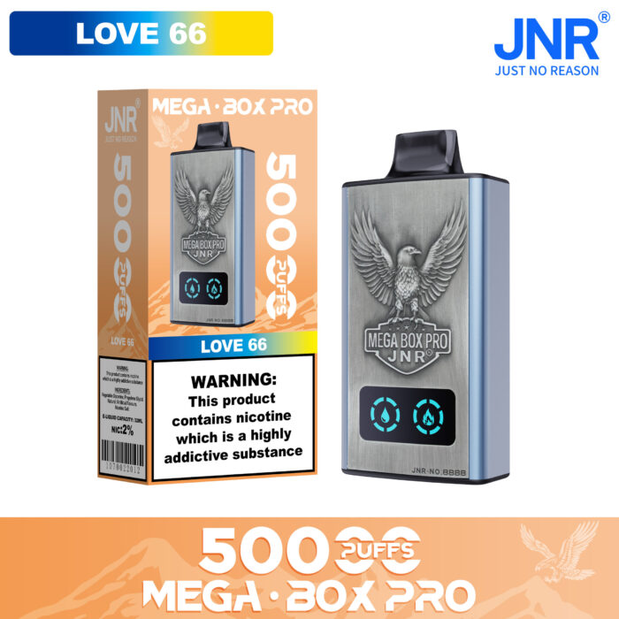LOVE 66-JNR Mega box Pro 50000 PUFF-Kasumivape