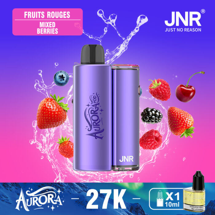 Mixed-Berries混合莓-JNR AURORA 27000 PUFF-Kasumivape
