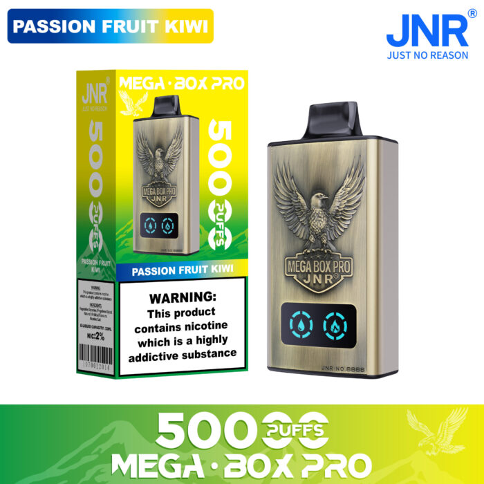PASSION FRUIT KIWI-JNR Mega box Pro 50000 PUFF-Kasumivape