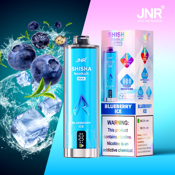 JNR SHISHA MAX 22000 PUFF– 22K Puffs of Rich, Smooth Flavor - Image 3