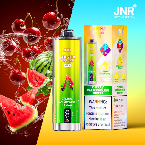 JNR SHISHA MAX 22000 PUFF– 22K Puffs of Rich, Smooth Flavor - Image 5