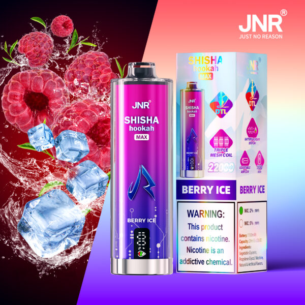 JNR SHISHA MAX 22000 PUFF– 22K Puffs of Rich, Smooth Flavor - Image 6