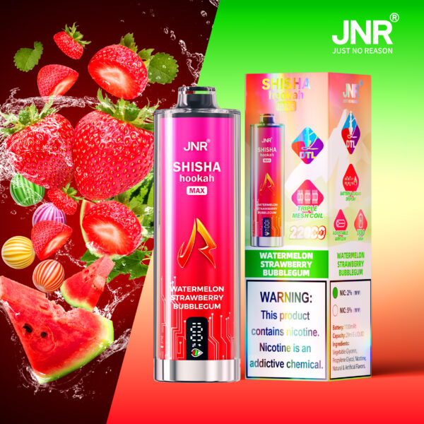 JNR SHISHA MAX 22000 PUFF– 22K Puffs of Rich, Smooth Flavor - Image 7