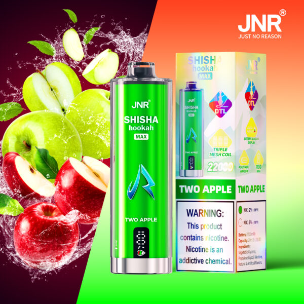 JNR SHISHA MAX 22000 PUFF– 22K Puffs of Rich, Smooth Flavor - Image 13