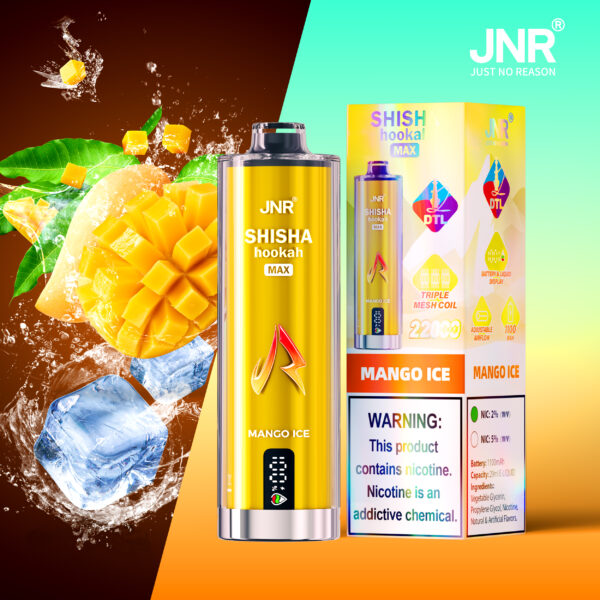 JNR SHISHA MAX 22000 PUFF– 22K Puffs of Rich, Smooth Flavor - Image 15