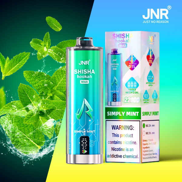 JNR SHISHA MAX 22000 PUFF– 22K Puffs of Rich, Smooth Flavor - Image 16
